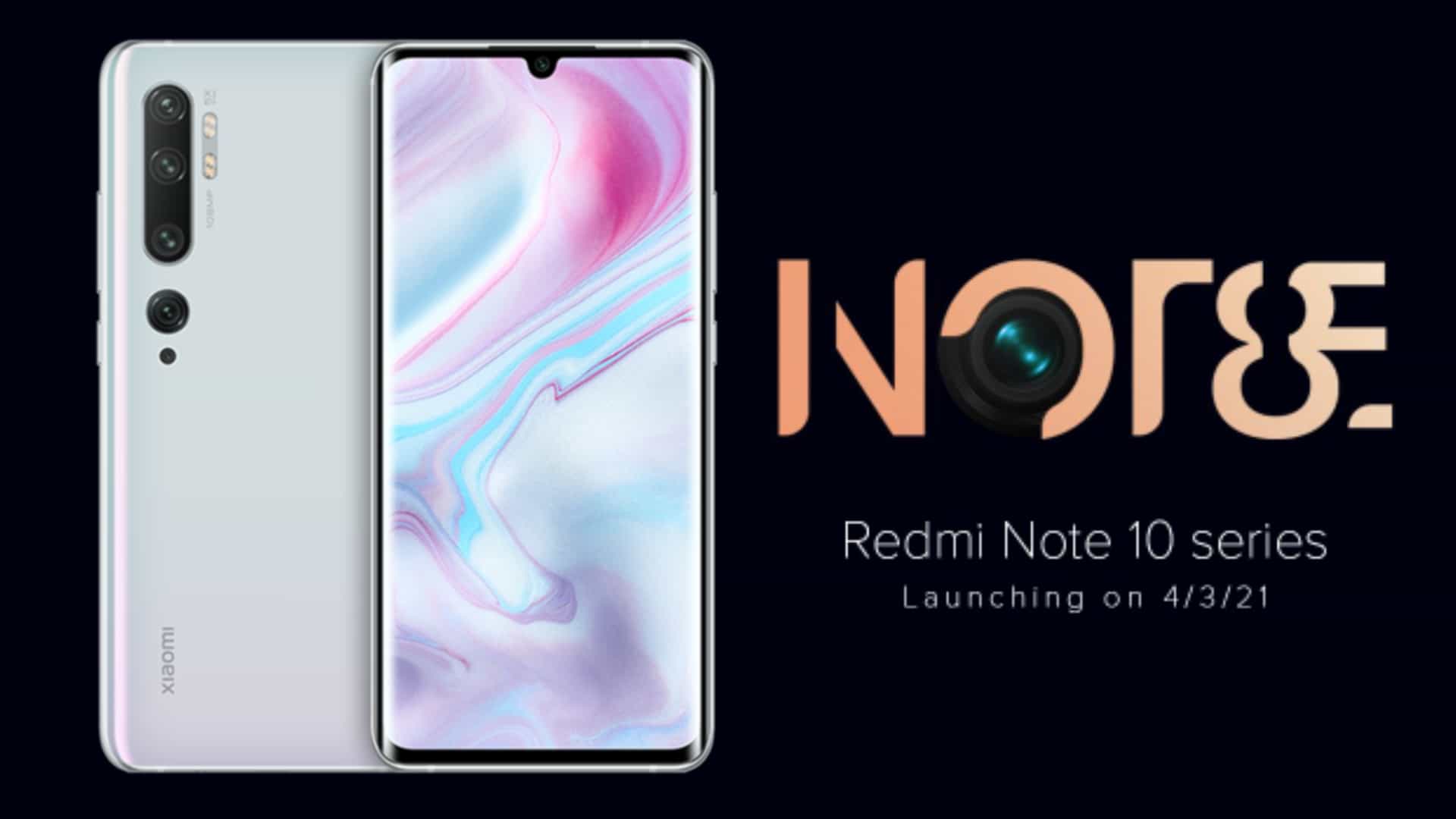 Redmi Note 10 Series Will Sport 108MP Camera, Confirmed Xiaomi