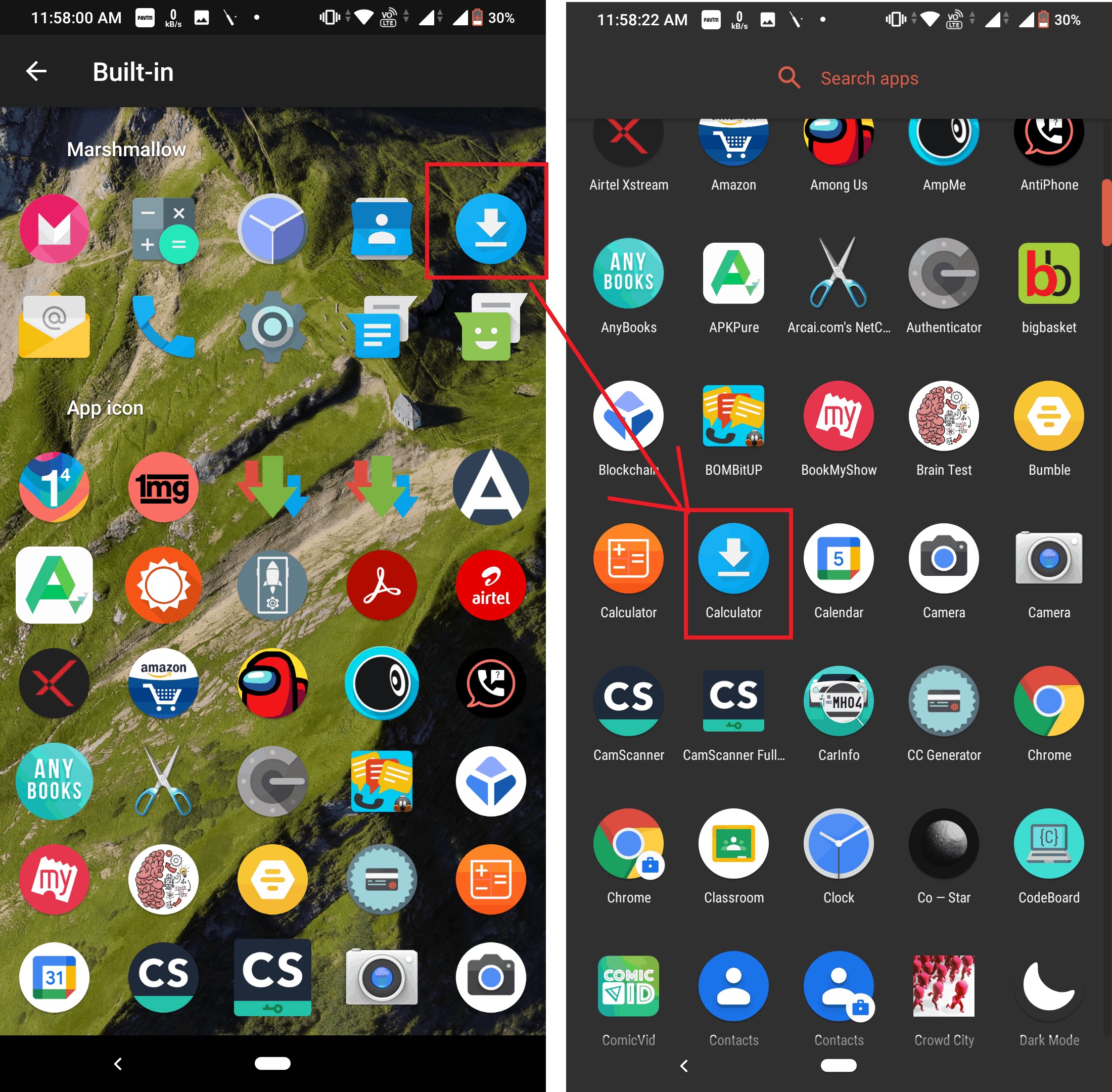 Hide apps on any android device using Nova Launcher free version