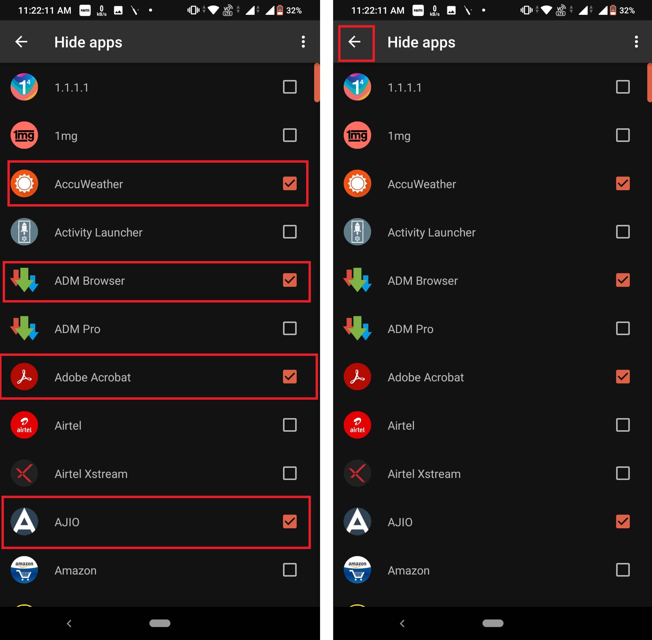 Hide apps on any android device using Nova Launcher Prime