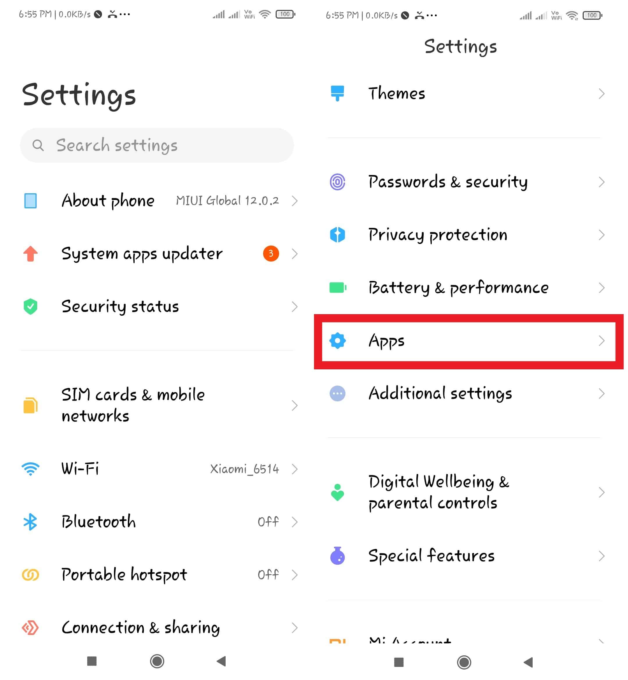 How to Hide Apps on Android Devices on Xiaomi MIUI