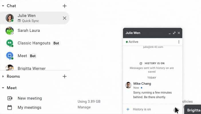 Google Chat Will Automatically Suggest 1:1 Conversations Based on Calendar Events