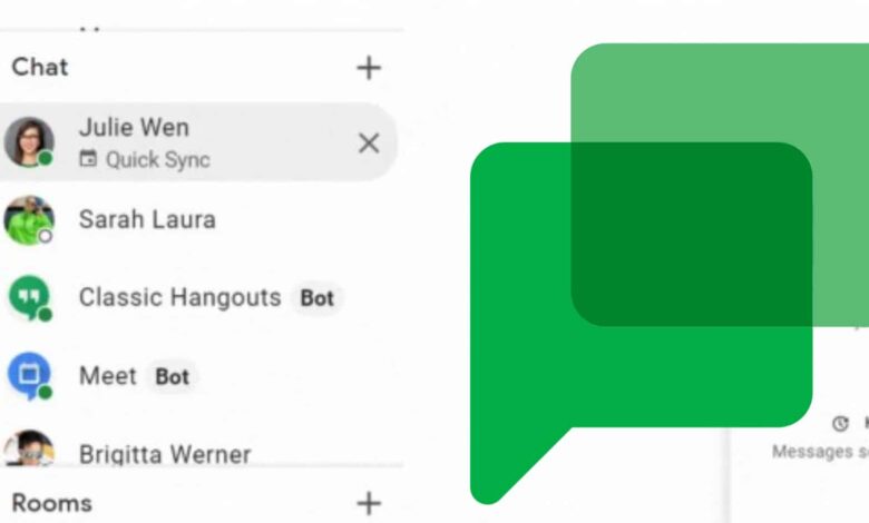 what does a live chat look like in your google download