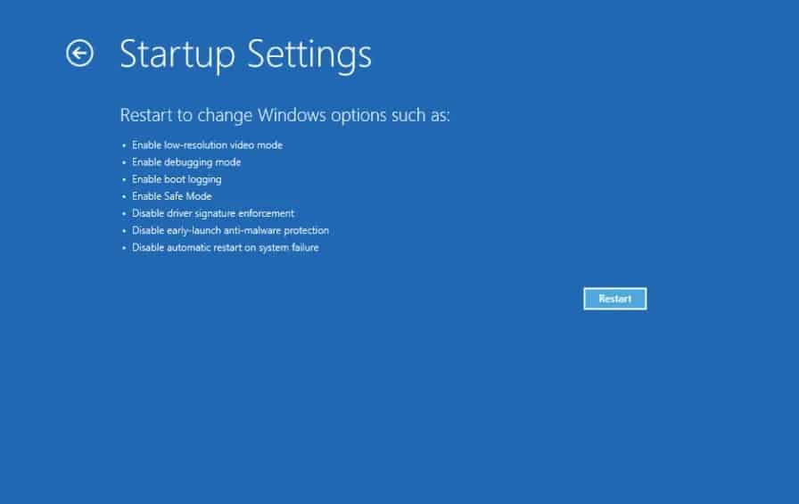 How to start Windows 10 in Safe Mode restart