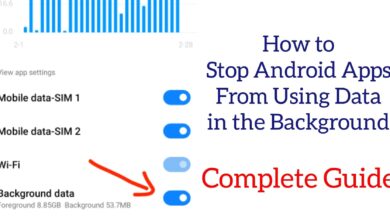 How to Stop Android Apps From Using Data in The Background