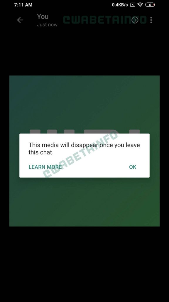 WhatsApp Could Soon Add Self-destructing Photos Feature in Future Update