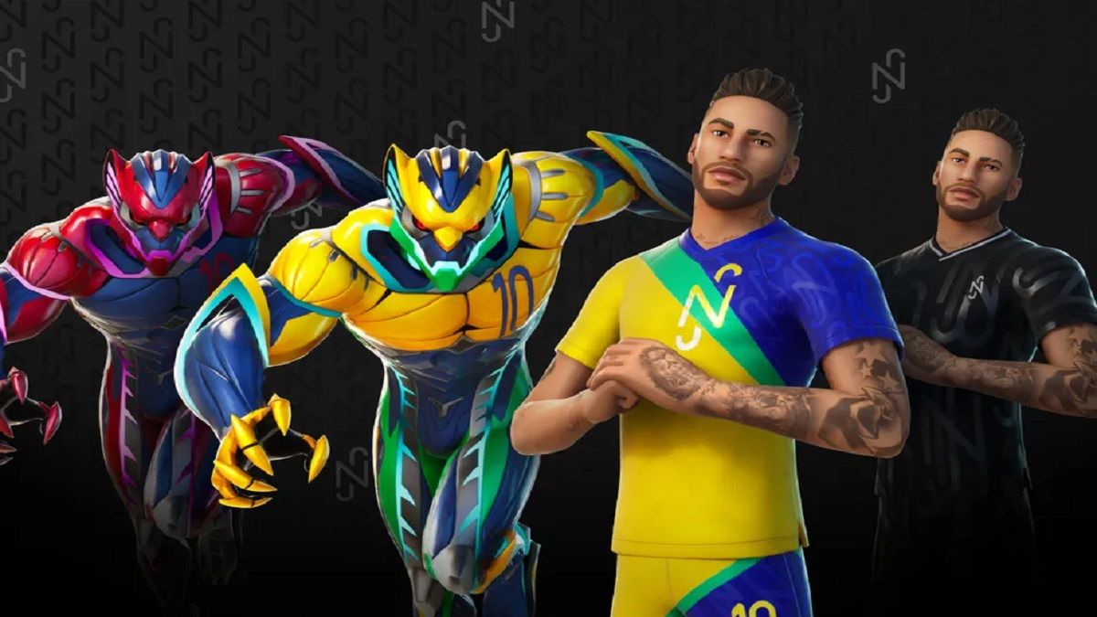 Neymar joins Fortnite with two football kit skins, Jaguar-like armour with many quests