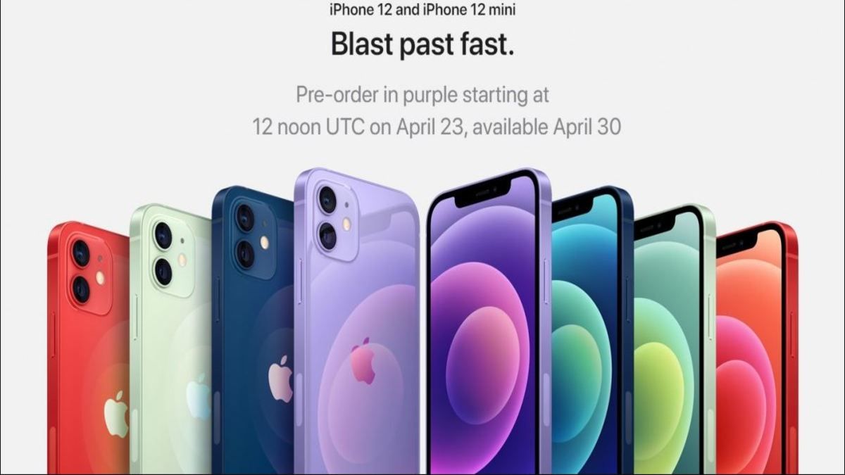 Purple iPhone 12 and Airtags up for pre-orders