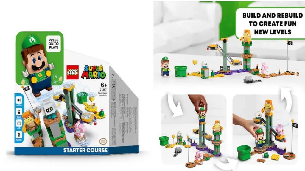 Nintendo celebrates the success of Luigi with this exclusive Luigi LEGO bundle set at £49.99