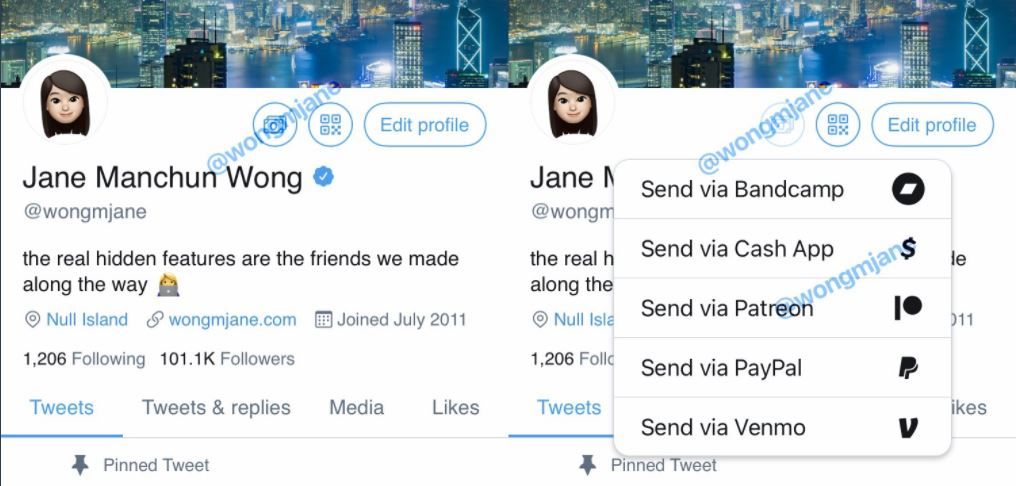 Twitter is working on a Tip Jar feature to let influencers monetize their content