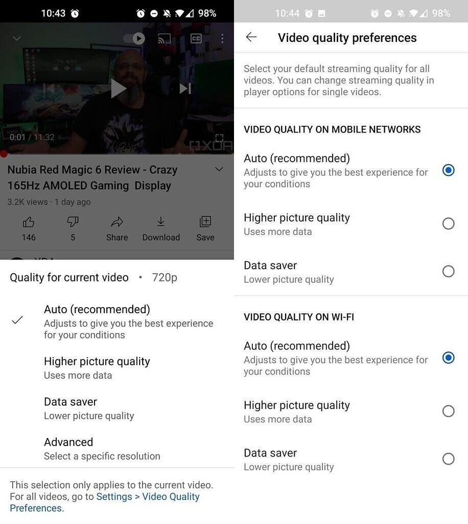 YouTube rolls out a revamped video quality controls 