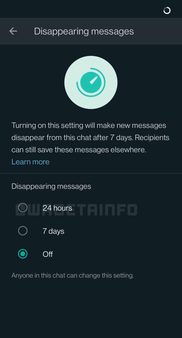WhatsApp Will Soon Get a 24-Hour Option for Disappearing Messages