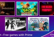 Amazon Prime's 5 Free Games