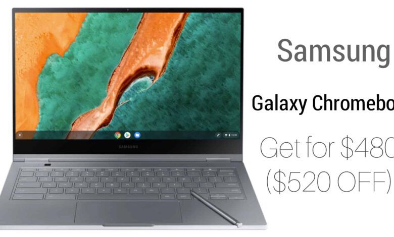 Select Shoppers Can Get the $999 Samsung Galaxy Chromebook at a Whopping $520 OFF for Just $480