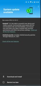 Motorola Moto G Fast Android 11 Update Released