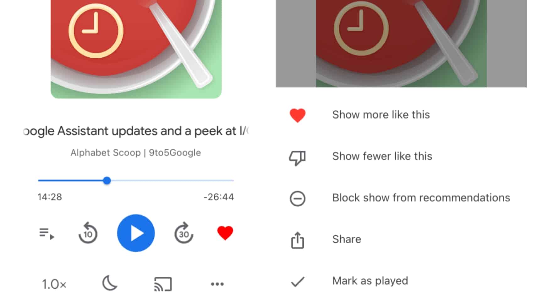 Google Podcasts on iOS Gets Redesigned "Now Playing" UI and Few Other Tweaks
