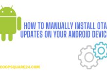manually install OTA android no root