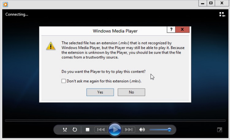 Does Windows Media Player support MKV