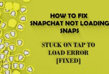 Snapchat not loading=