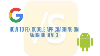 fix google app crashing on android device
