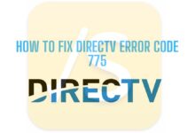 how to fix directv error code 775