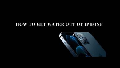 how to get water out of iPhone
