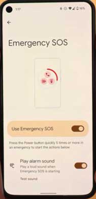 Android 12 has a New Emergency SOS Feature