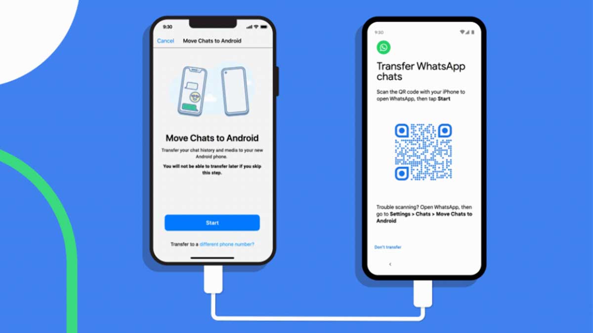 Transfer whatsapp data from android to ios