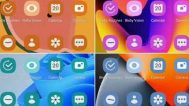 Samsung One UI 4.0 can change app icon colors based on the system theme