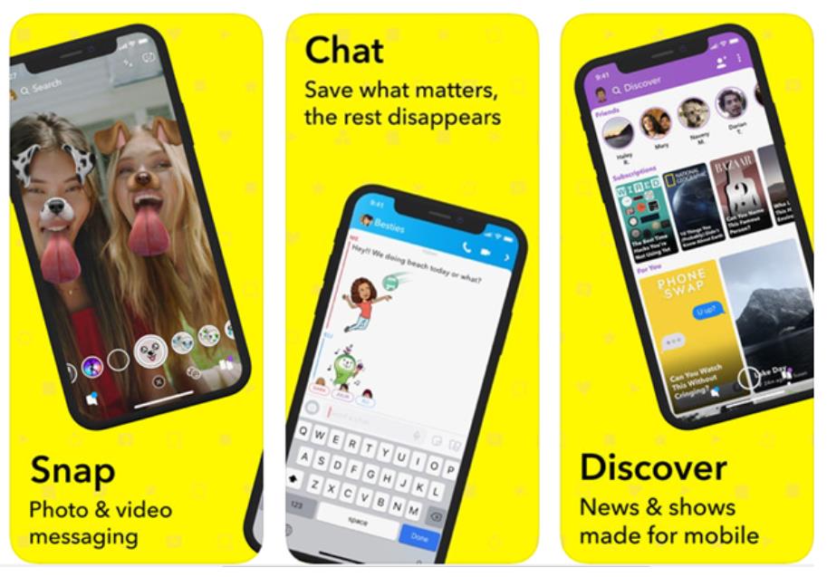 Snapchat features list