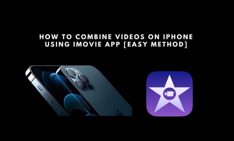 combine-videos on iPhone with iMovie