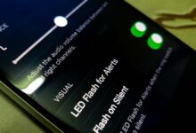 enable LED flash notification on iPhone