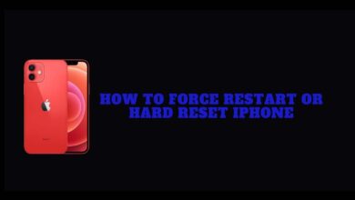 force restart hard reset iPhone