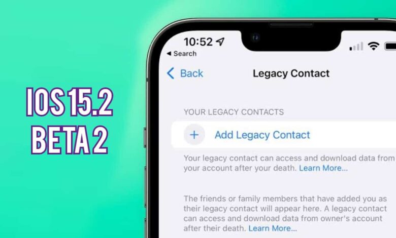 iOS 15.2 Beta Adds Legacy Contacts in iCloud Settings to Let Users Pass On iCloud Data When They Die