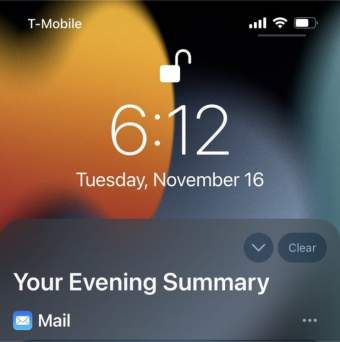 Apple Allows Users to Completely Clear the Notification Summary Instead of Dismissing Each Group Individually
