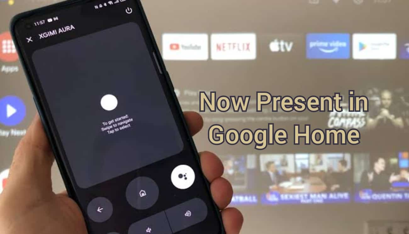 New Google Home App Brings a Built-in Android TV Remote, Launches by Tapping the TV Device Tile in Device Controls on Android 11+
