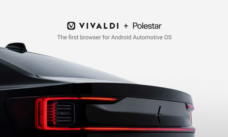 Vivaldi's first Android Automotive Web Browser launches, available on Polestar 2