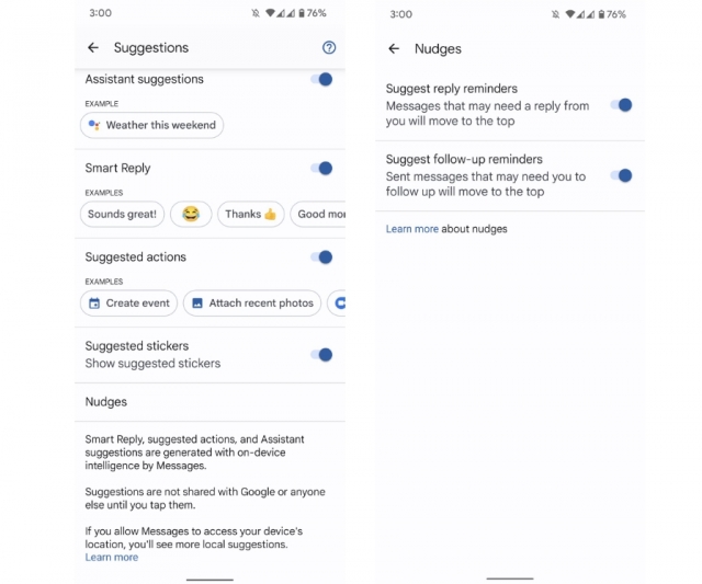 Google Messages Introduces a New "Nudges" Feature for Beta Testers