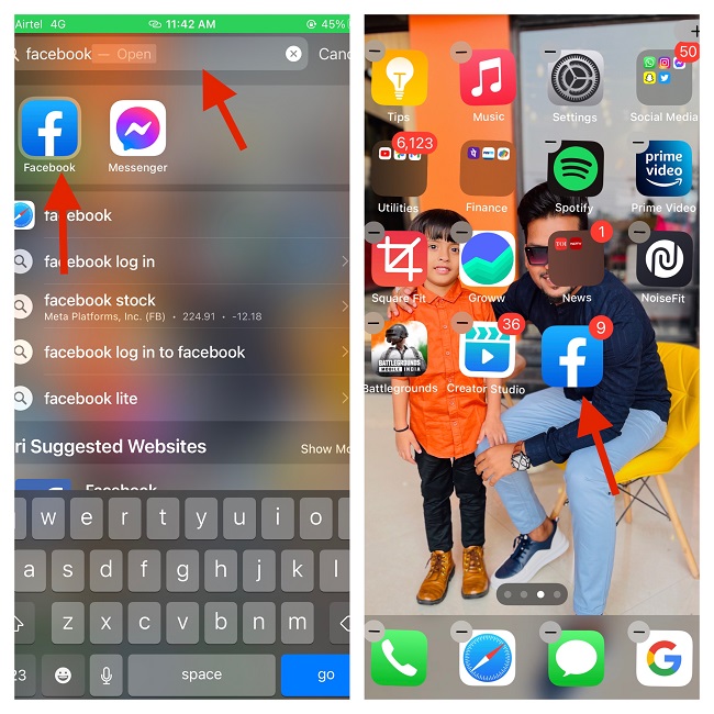 Use Spotlight Search to Quickly Unhide Apps on iPhone and iPad 
