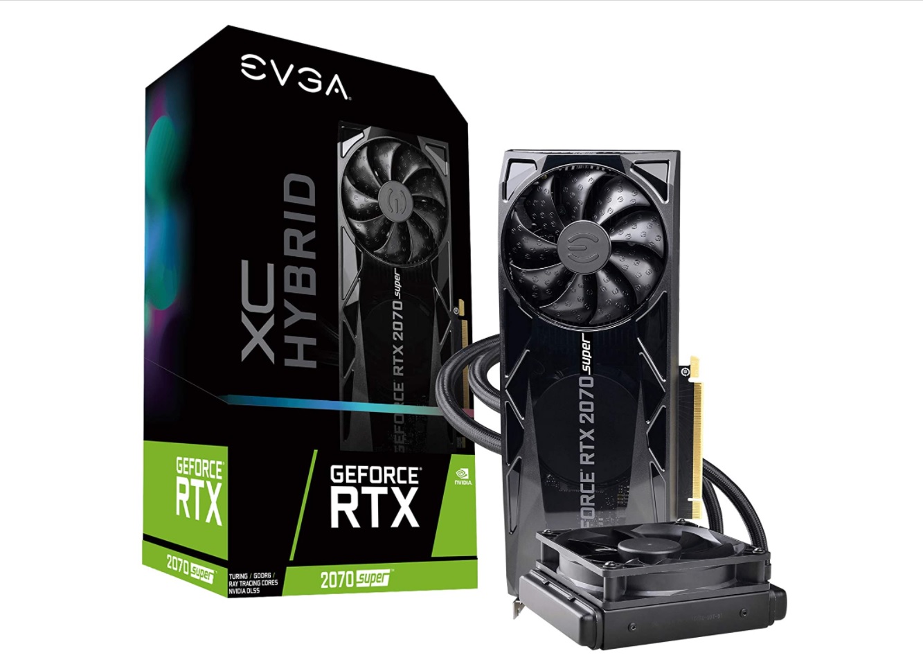 EVGA GeForce RTX 2070 Super XC Hybrid Gaming Watercooled