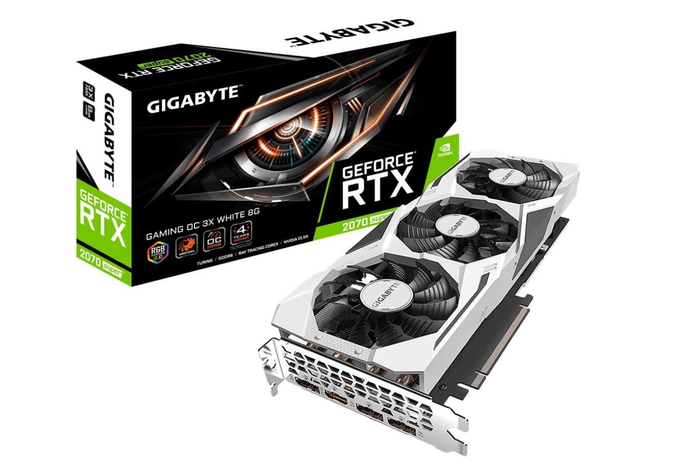 Gigabyte GeForce RTX 2070 Super Gaming OC White
