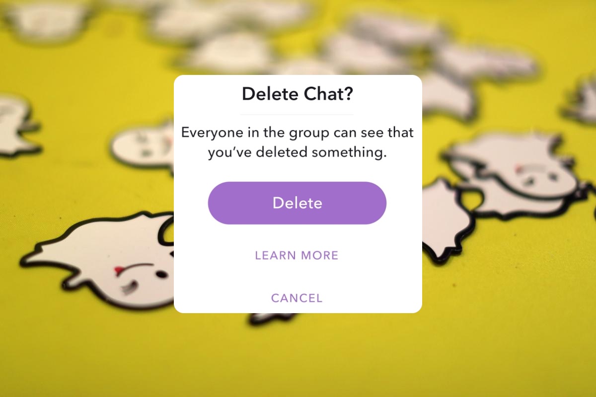 How to delete Snapchat messages the other person saved