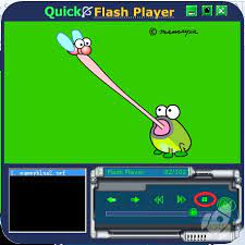 Interface of Quick Flash Player