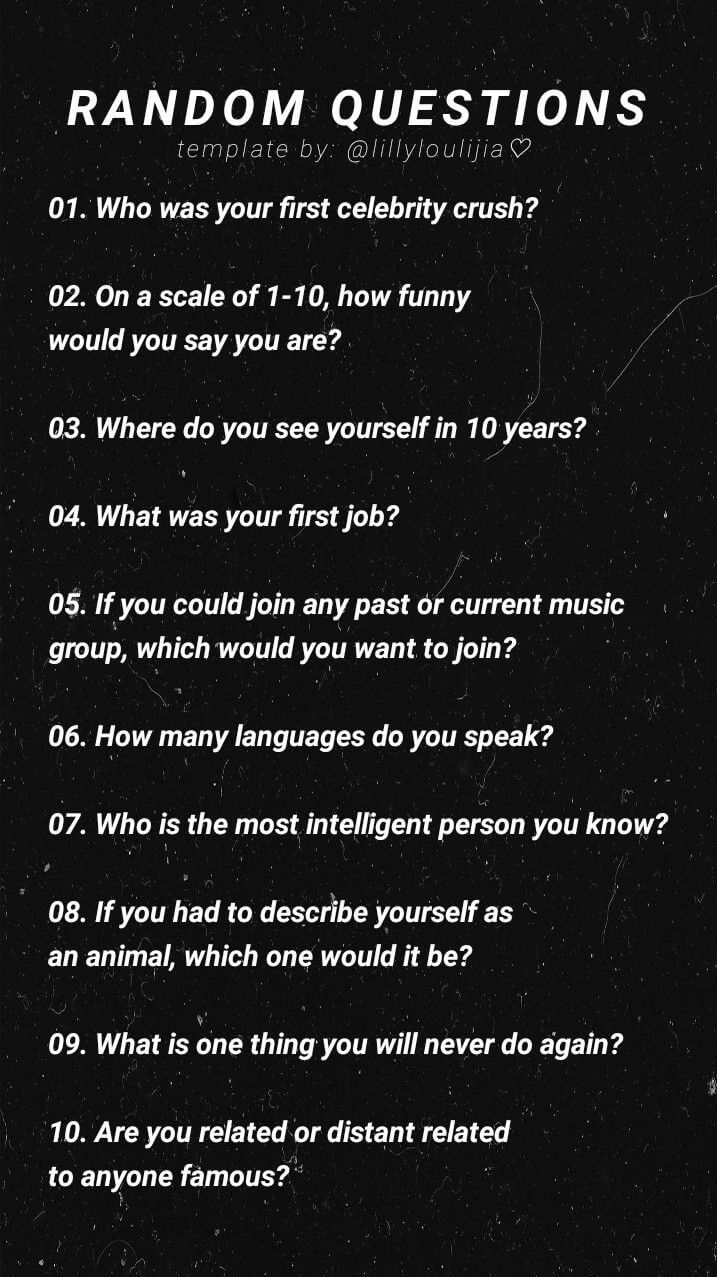 Random Questions Snapchat Story Games