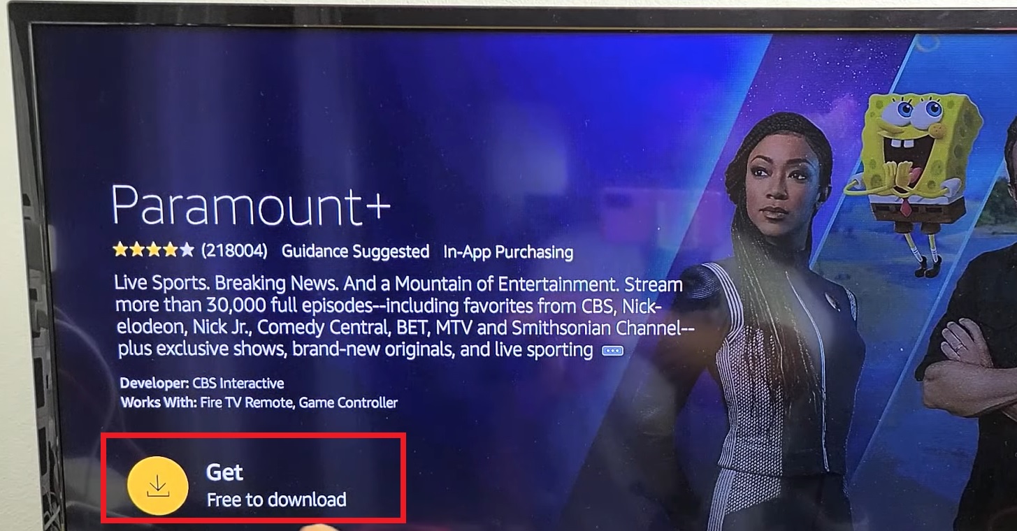 Download Paramount Plus on Firestick