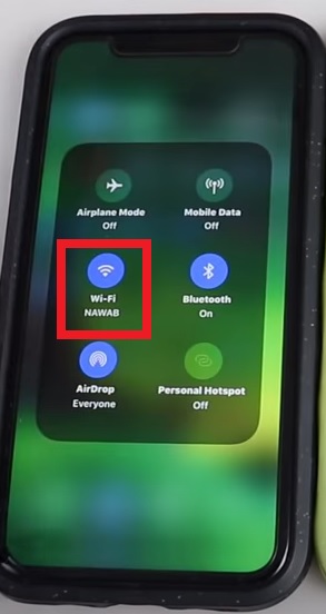 Ensure iPhone is already connected to the WiFi Network