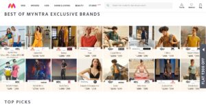 Myntra Website - One of the Best Clothes Shopping Apps in India